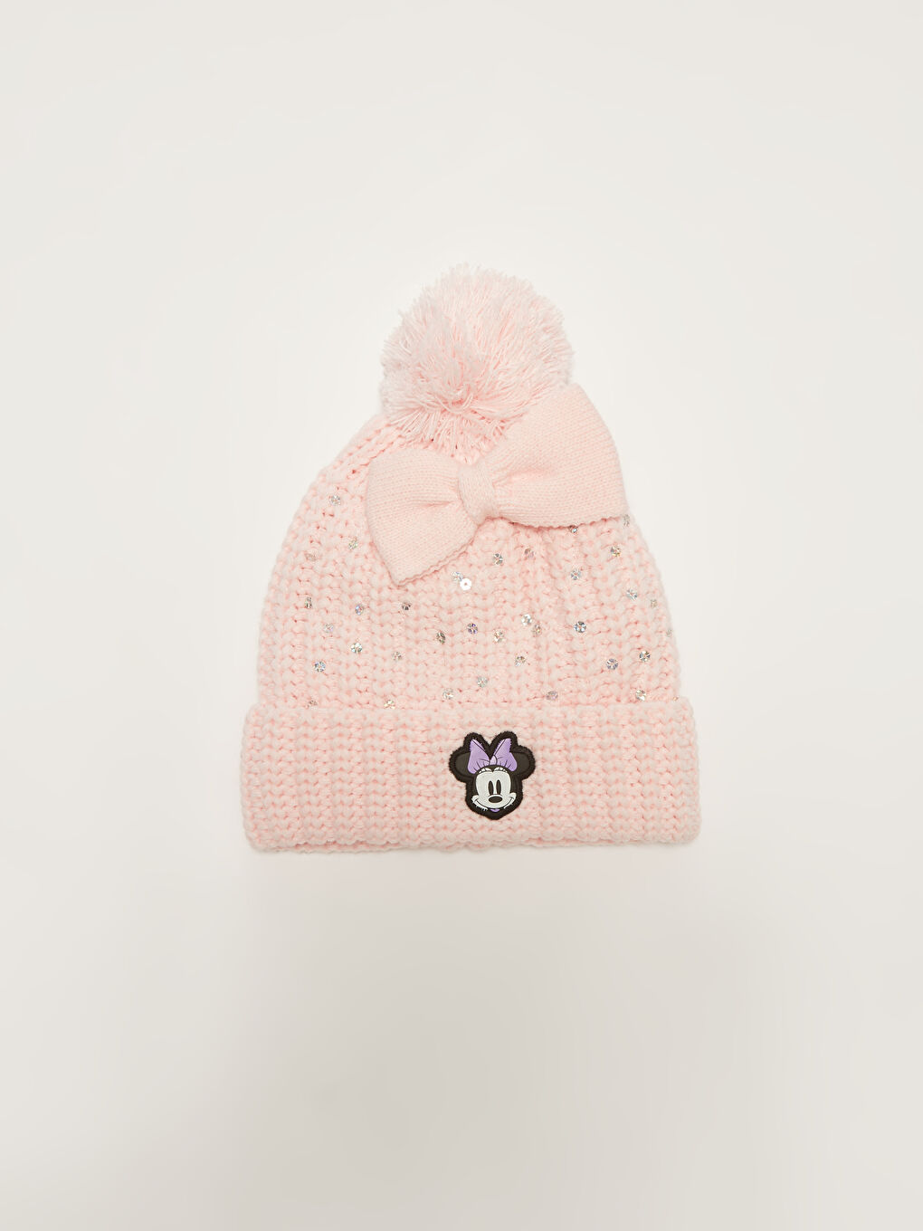 LCW ACCESSORIES Girl's Minnie Mouse Licensed Knitwear Beanie -W1AJ75Z4-UX5