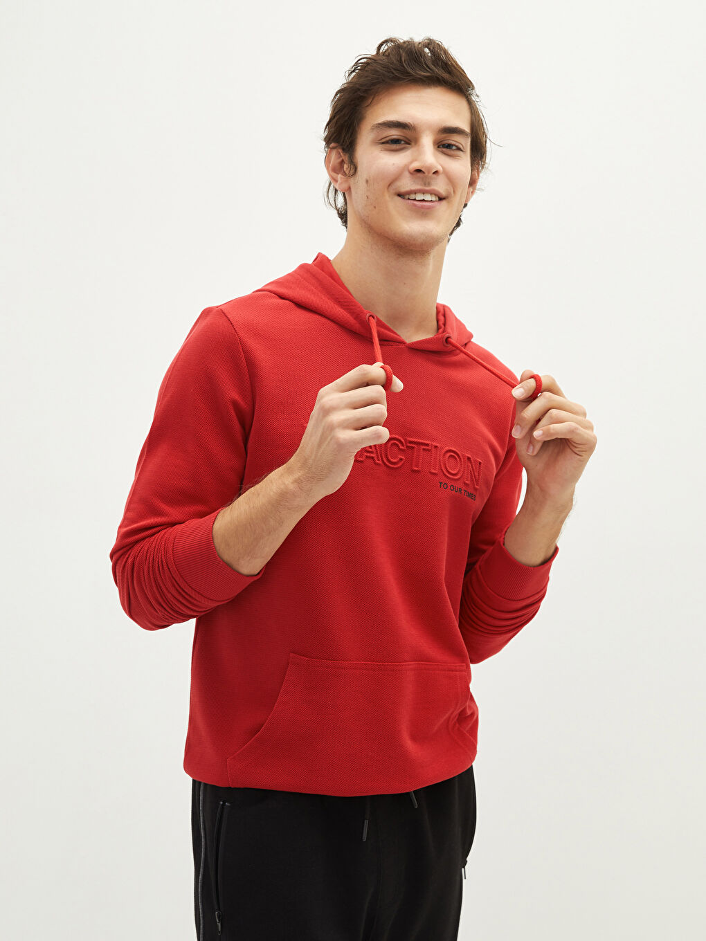 Long Sleeve Printed Men's Hoodie-1