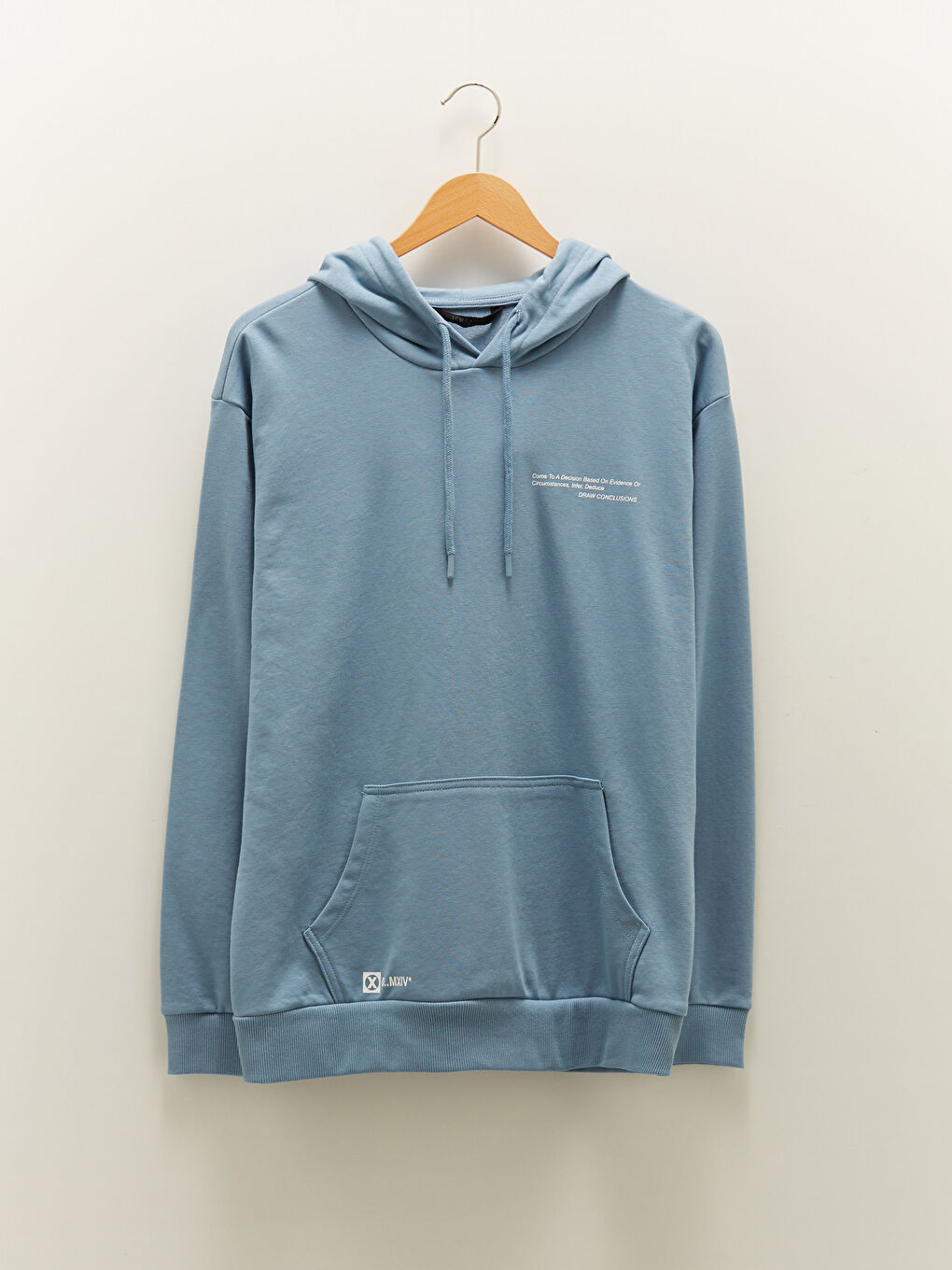 XSIDE Langarm Bedrucktes Dickes Herren Dickes Kapuzensweatshirt -W1AL56Z8-GN6