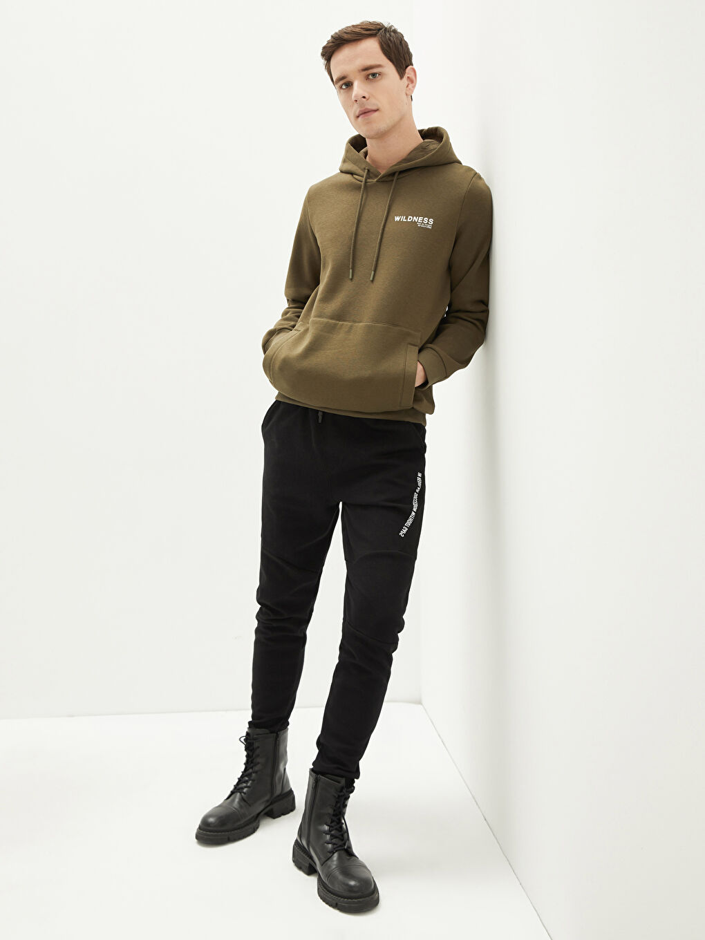 Siyah Slim Fit Erkek Jogger Eşofman Altı