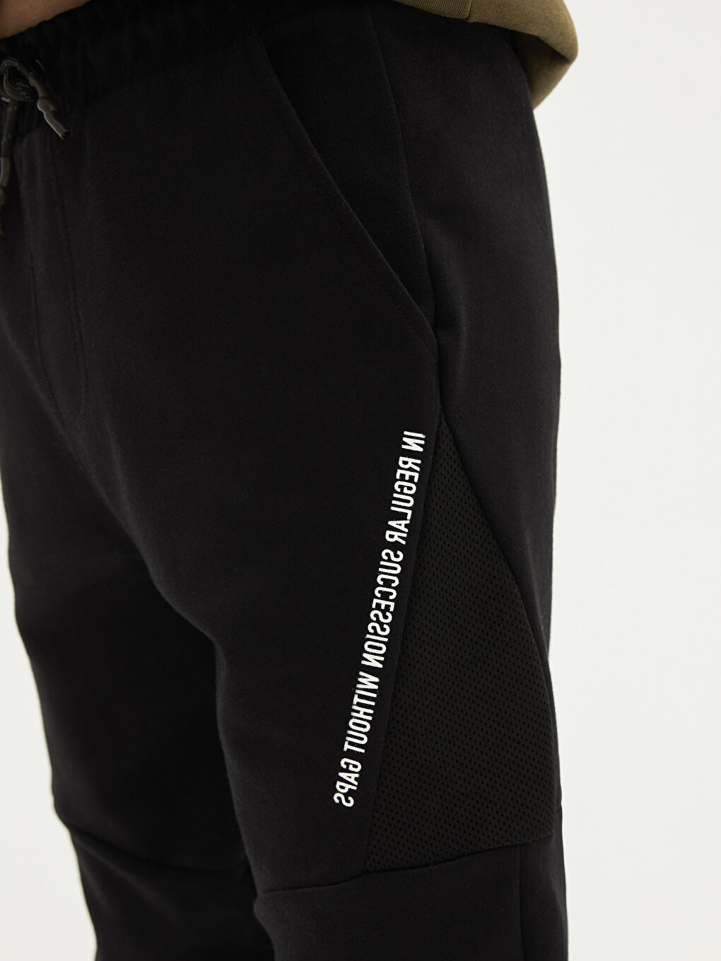 Siyah Slim Fit Erkek Jogger Eşofman Altı-2