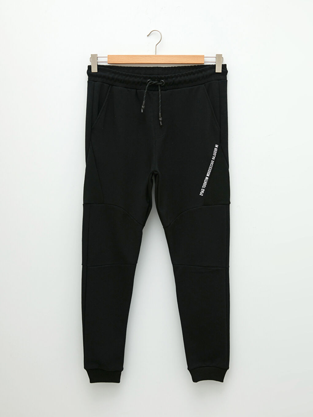 Siyah Slim Fit Erkek Jogger Eşofman Altı-5