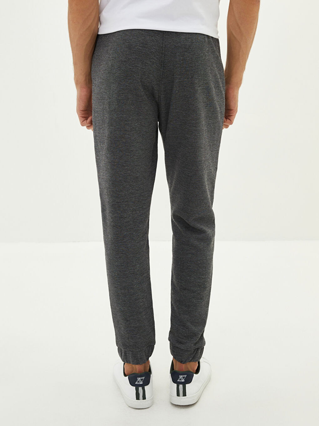 Siyah Slim Fit Erkek Jogger Eşofman Altı-4