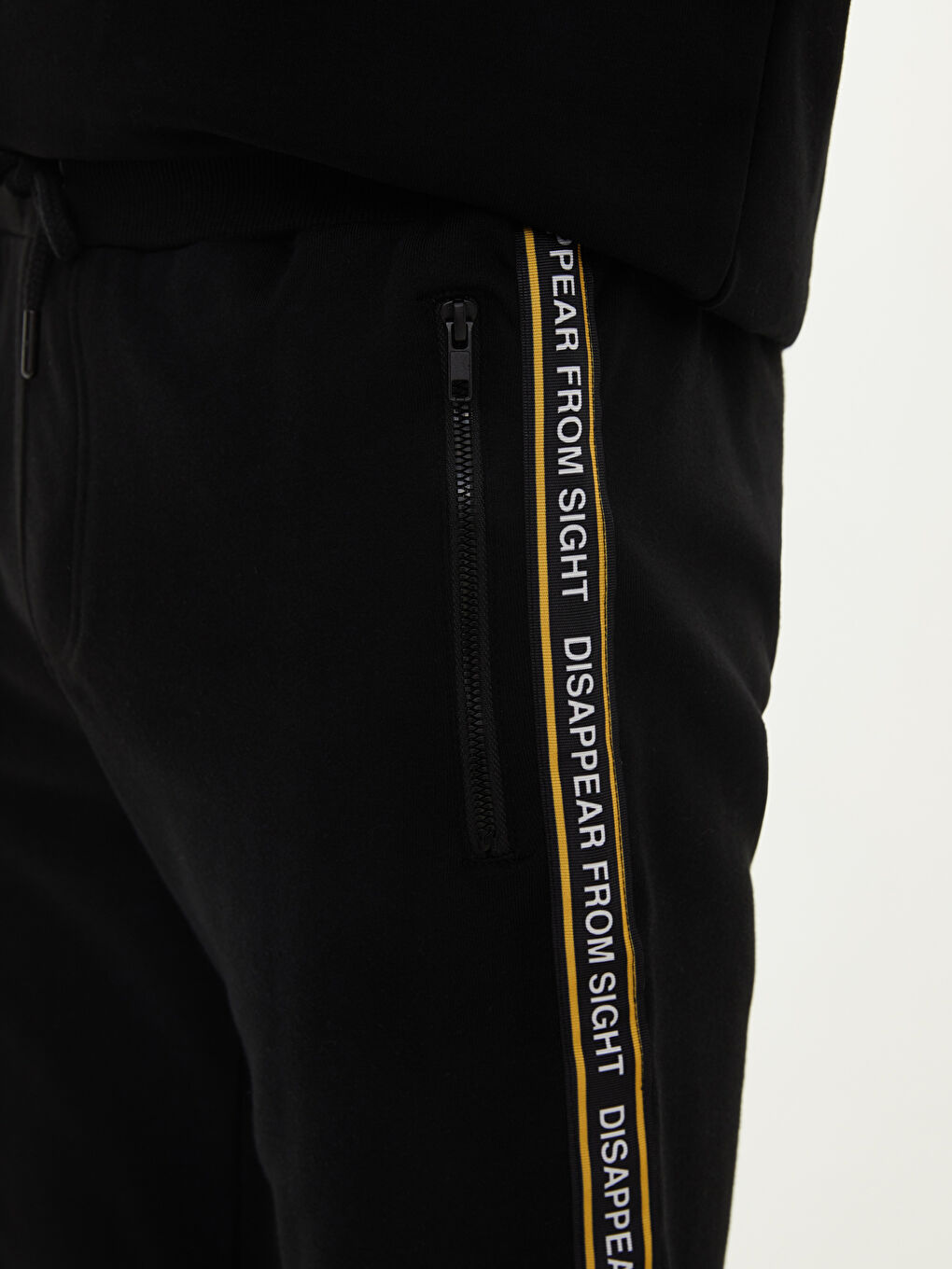 Siyah Slim Fit Erkek Jogger Eşofman Altı-3