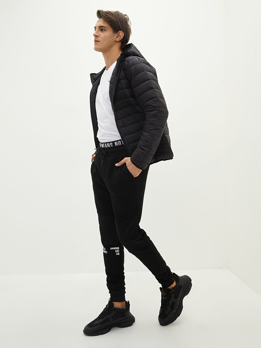 Slim Fit Men's Thick Jogger Sweatpants