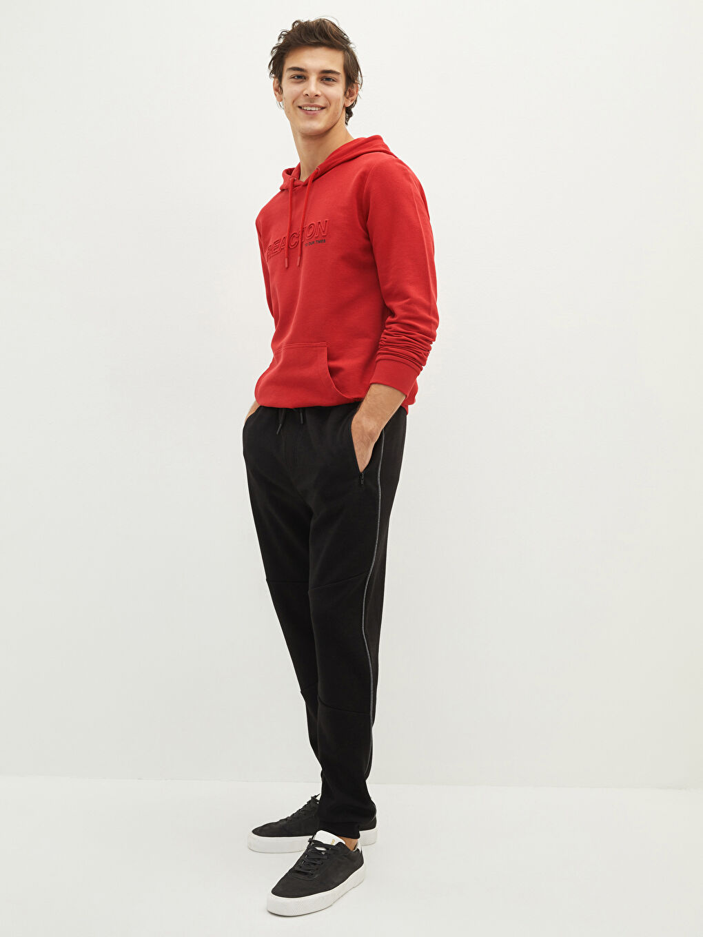 XSIDE Schlanke Passform Herren Jogger-Sweatpants -W1AN18Z8-CVL