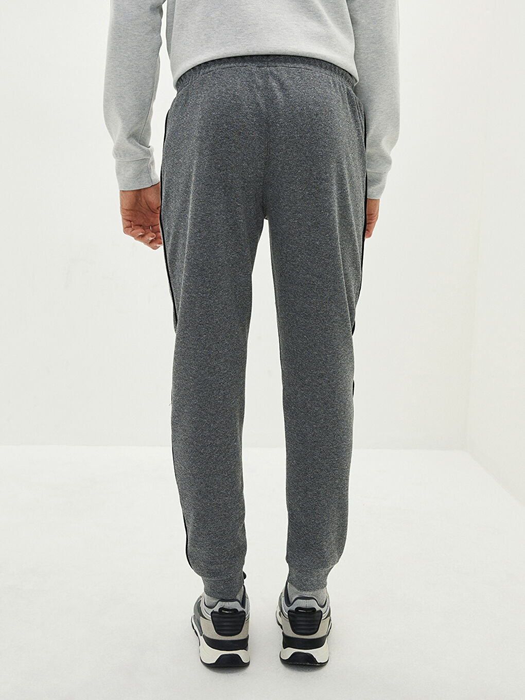 Antrasit Slim Fit Erkek Jogger Eşofman Altı-3