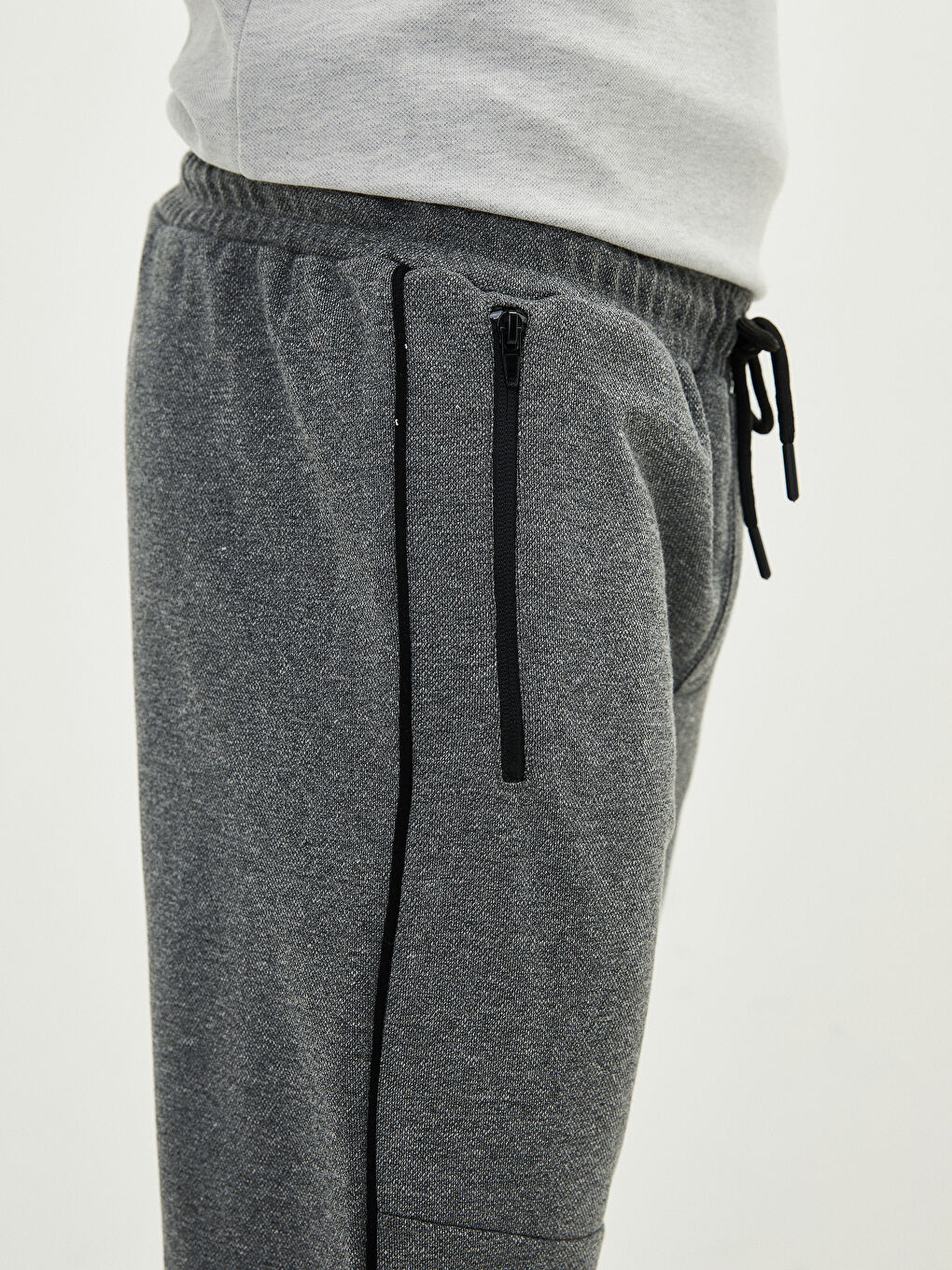 Antrasit Slim Fit Erkek Jogger Eşofman Altı-4