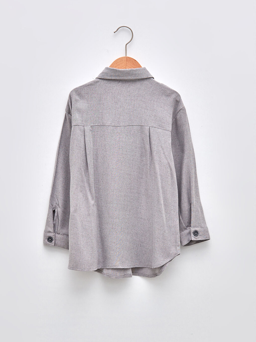 Basic Long Sleeve Girls' Shirt-1