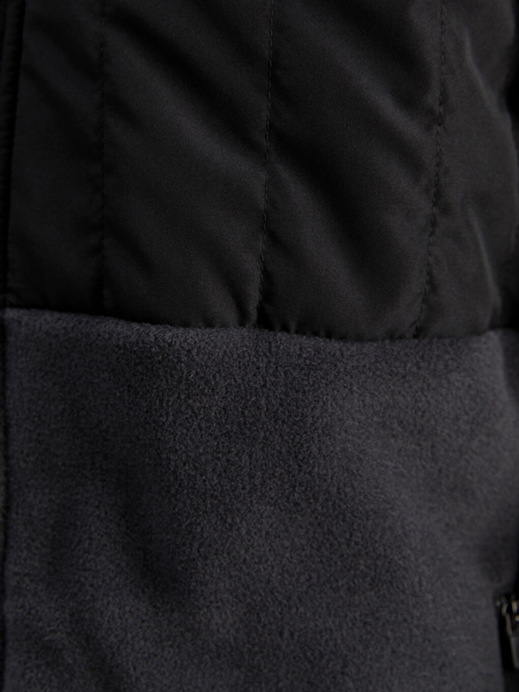 Antrasit Standart Kalıp Kapüşonlu Erkek Spor Hırka-2