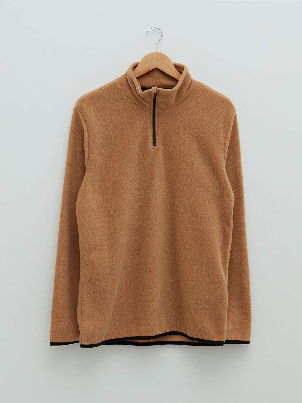 XSIDE ACTIVE Funnel Neck Long Sleeve Polar Men's Sweatshirt -W1AO15Z8-GVL