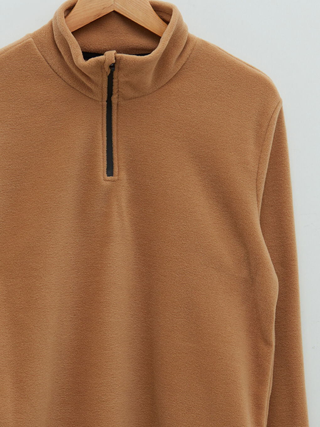 XSIDE ACTIVE Funnel Neck Long Sleeve Polar Men's Sweatshirt -W1AO15Z8-GVL