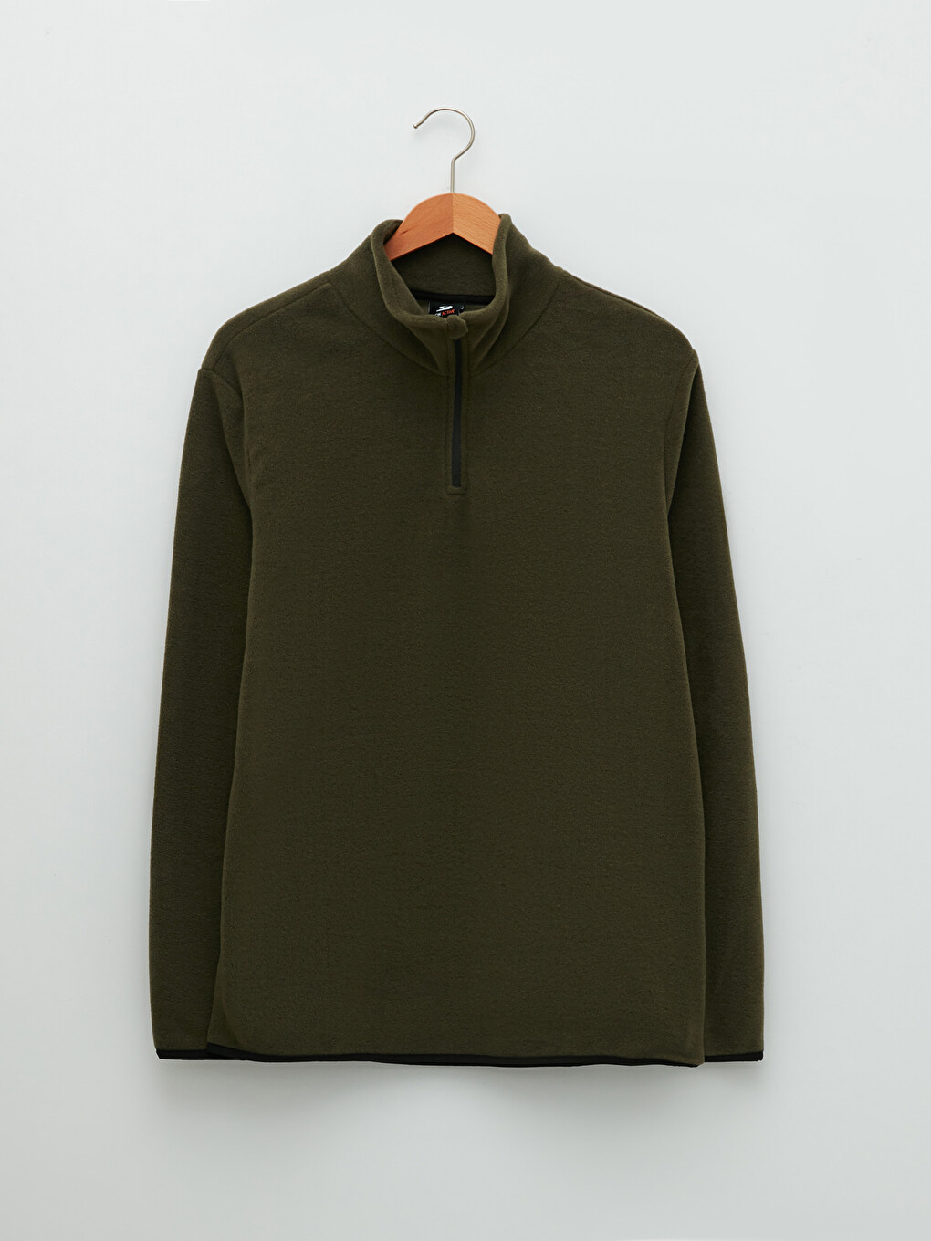 Funnel Neck Long Sleeve Polar Men's Sweatshirt-5