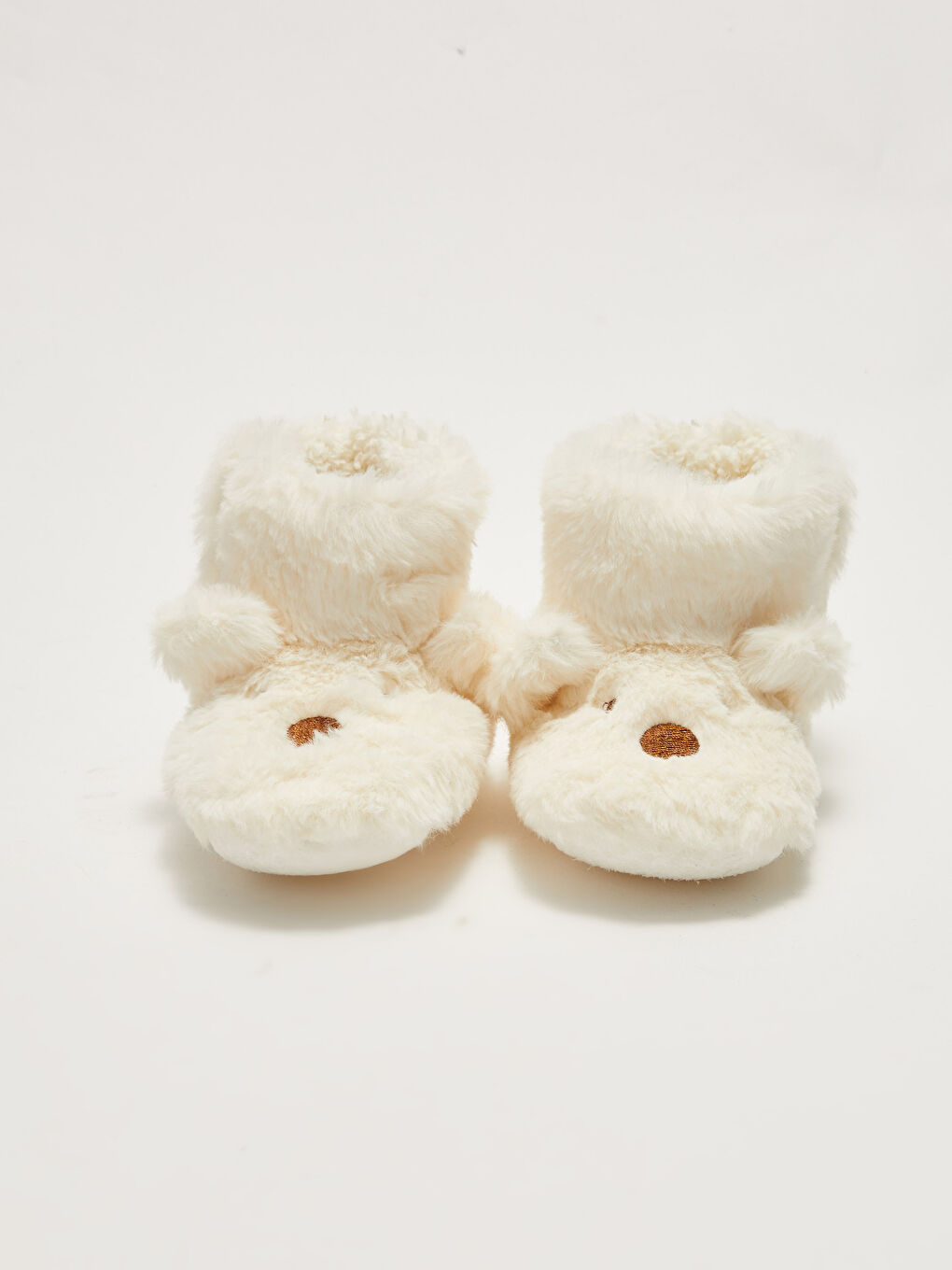 Embroidery Detailed 3D Appliqué Plush Baby Boy House Boot-3