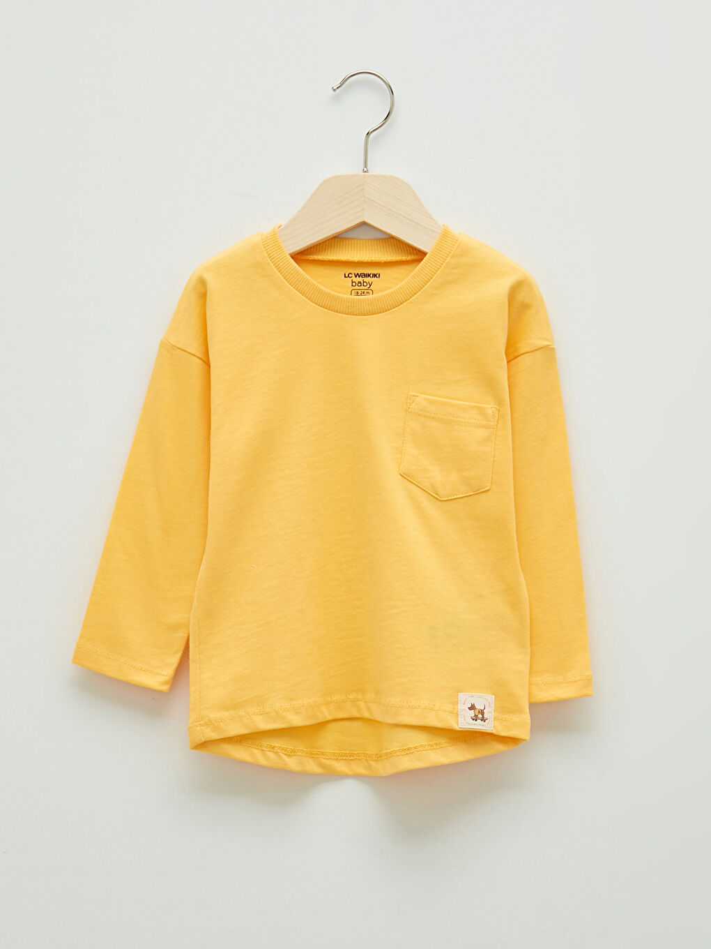 Antrasit Bisiklet Yaka Uzun Kol Erkek Bebek Tişört 3'lü-3