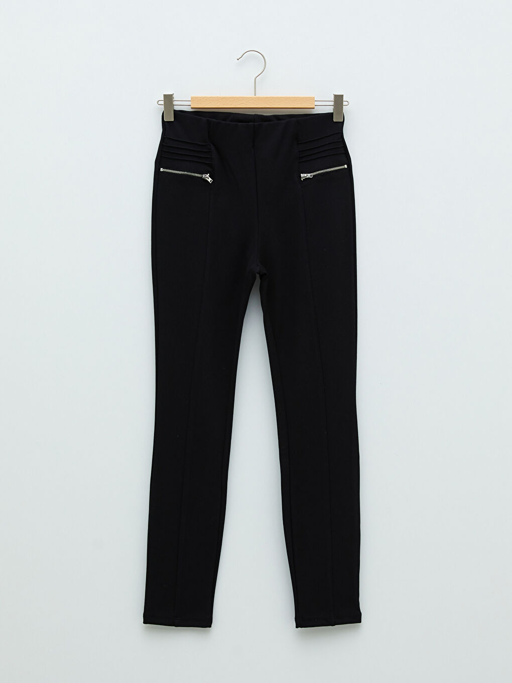 LCW Vision Slim Fit Zippered Pocket Detailed Women's Leggings -W1AP13Z8-CVL