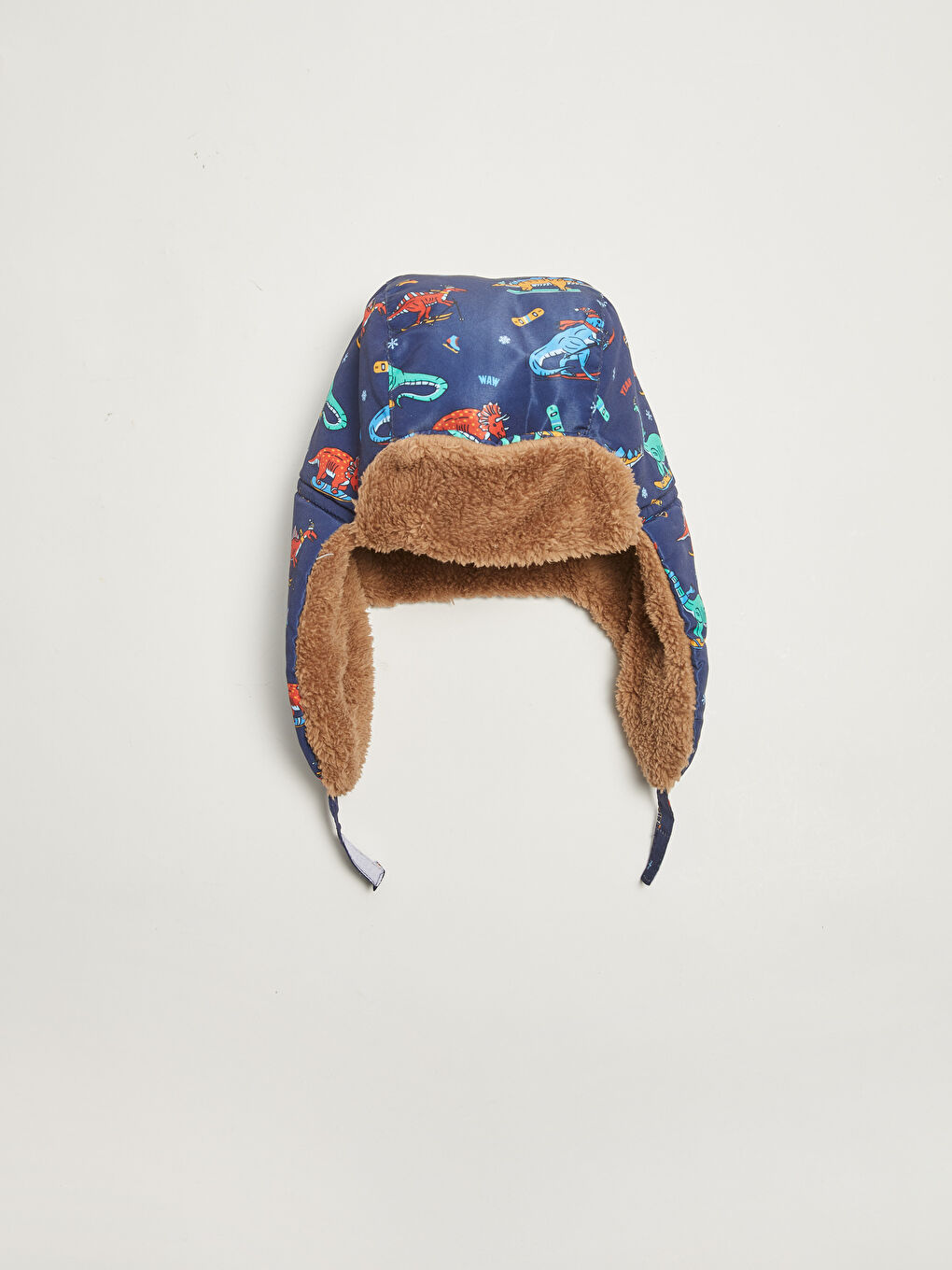 Chapeau de neige imprimé dinosaure pour garçon
