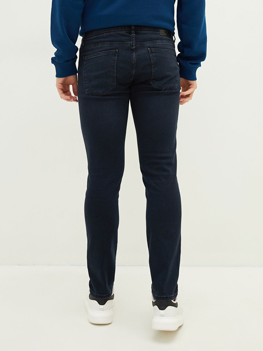 بنطلون جينز رجالي 750 سليم فيت-4