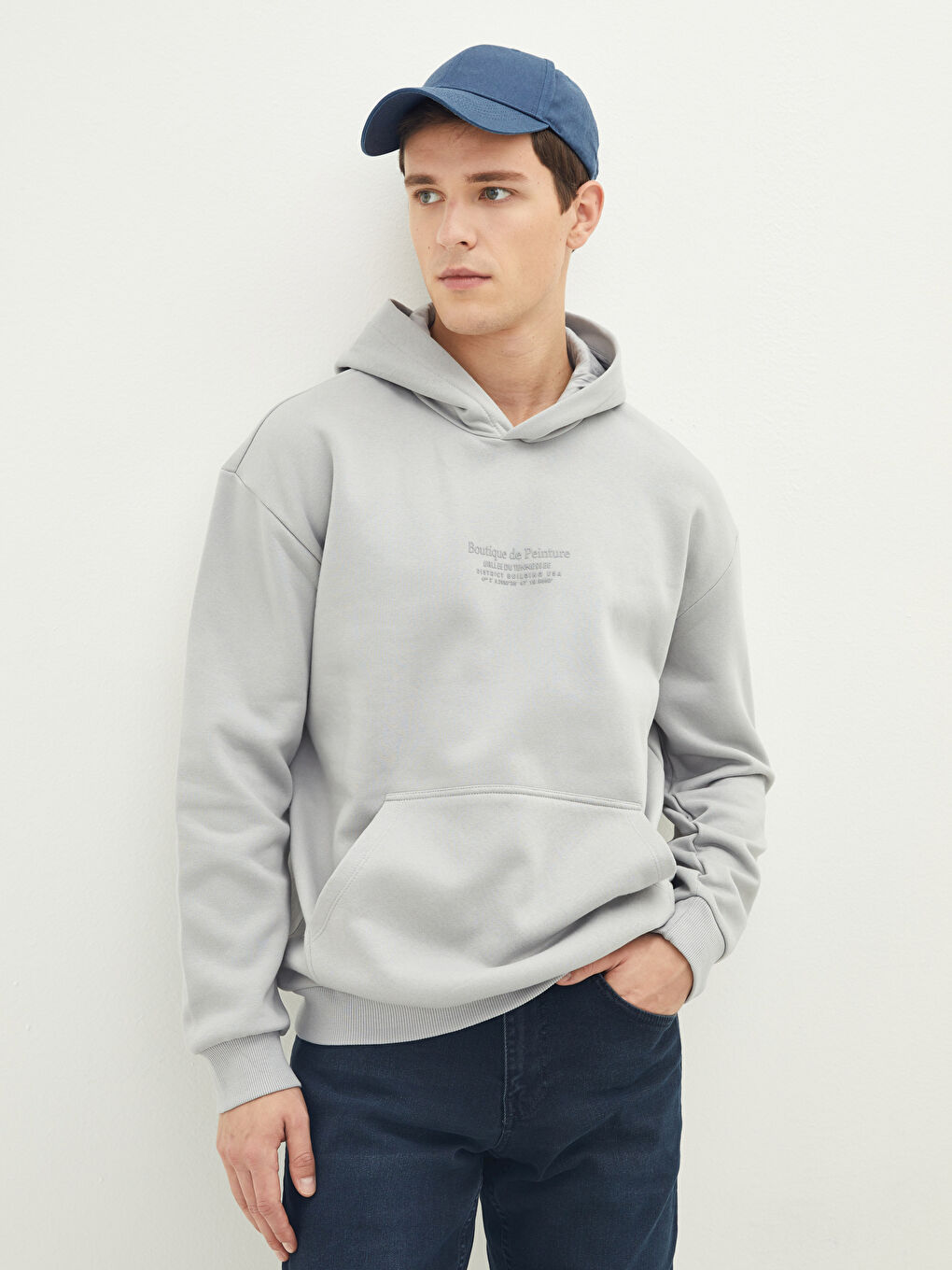 Long Sleeve Printed Men's Hoodie