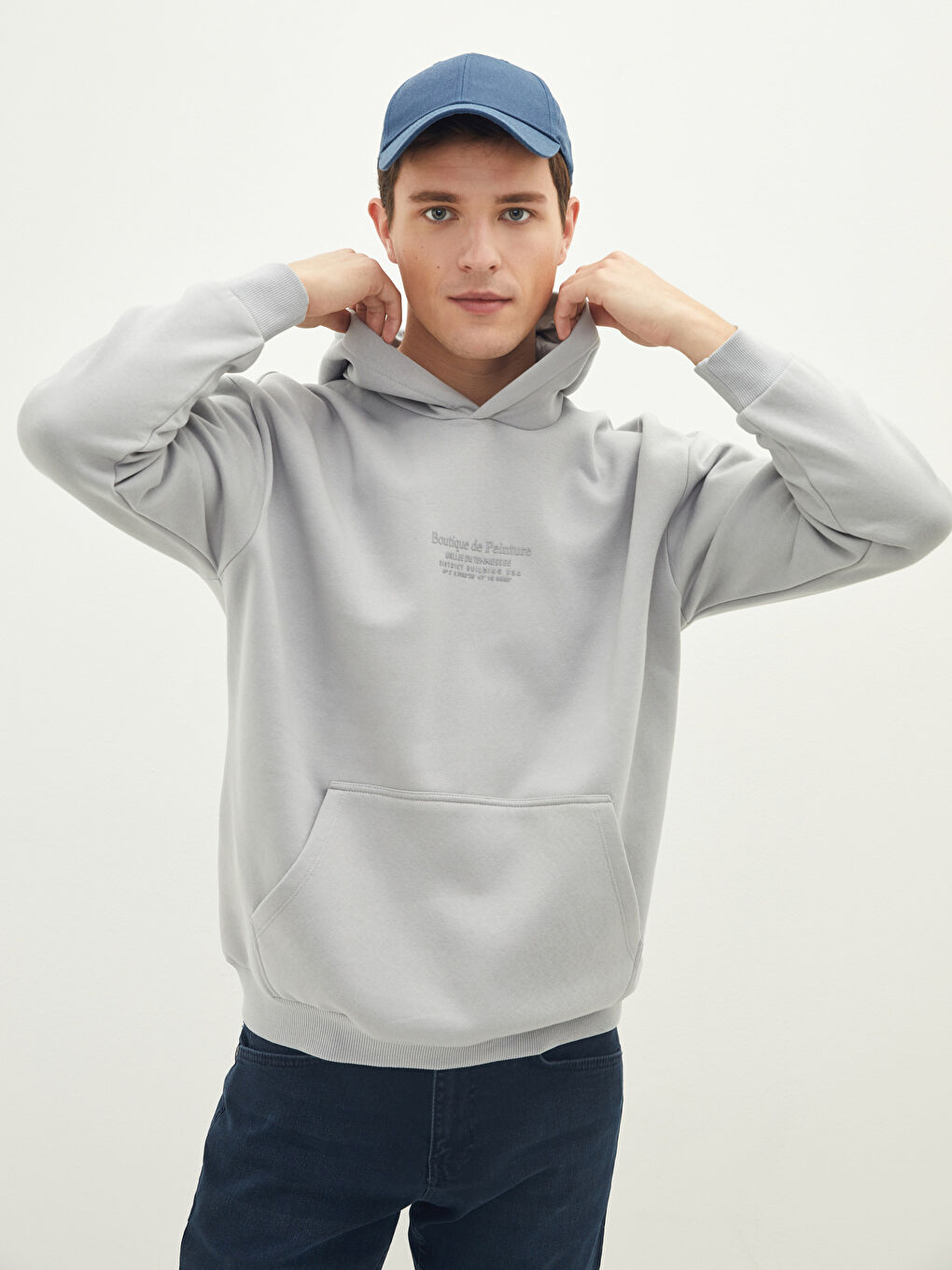 Long Sleeve Printed Men's Hoodie-1