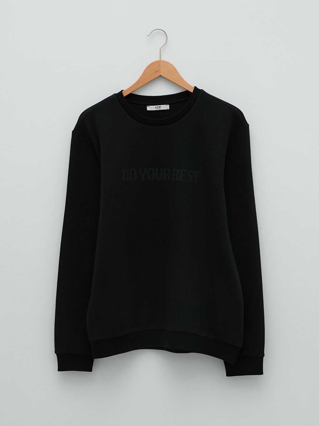 Crew Neck Long Sleeve Printed Men's Sweatshirt-5