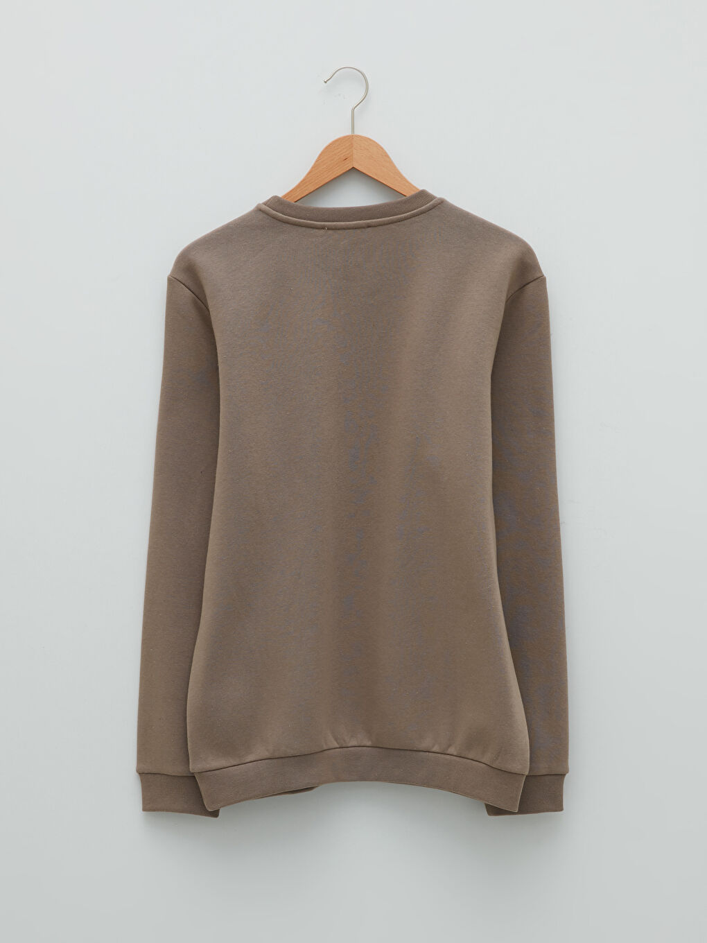 سويتشيرت رجالي مطبوع بكم طويل وكول مدور-6