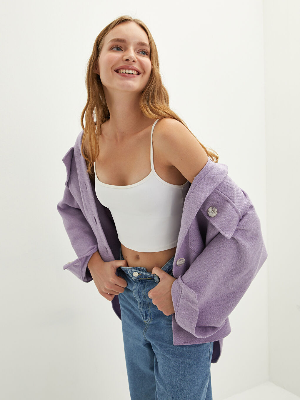 Žena LILA Natkošulja-5