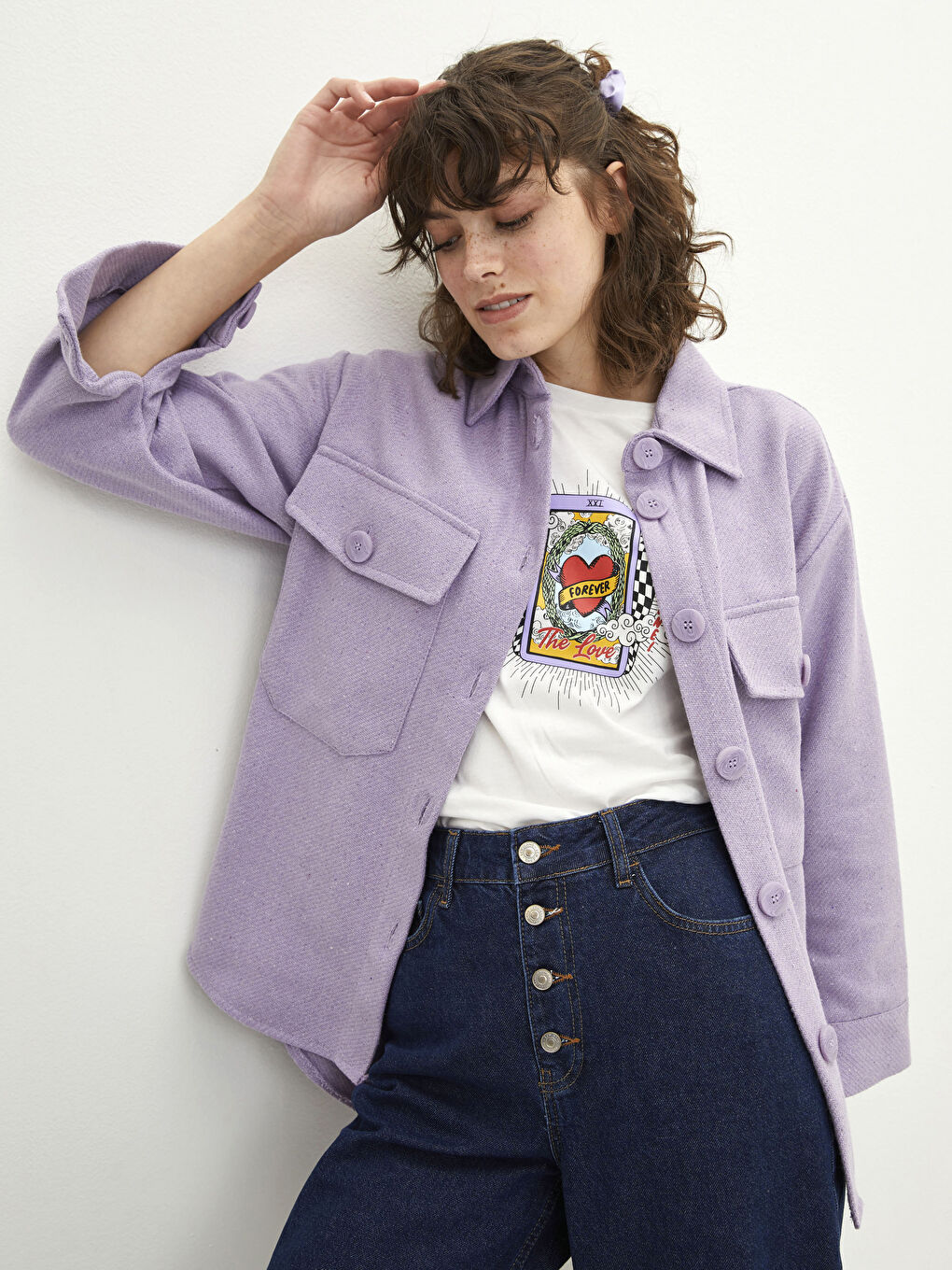 Žena LILA Natkošulja