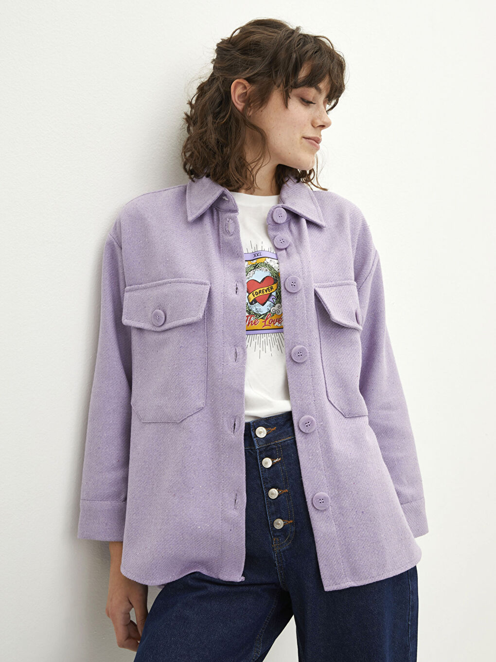 Žena LILA Natkošulja-2