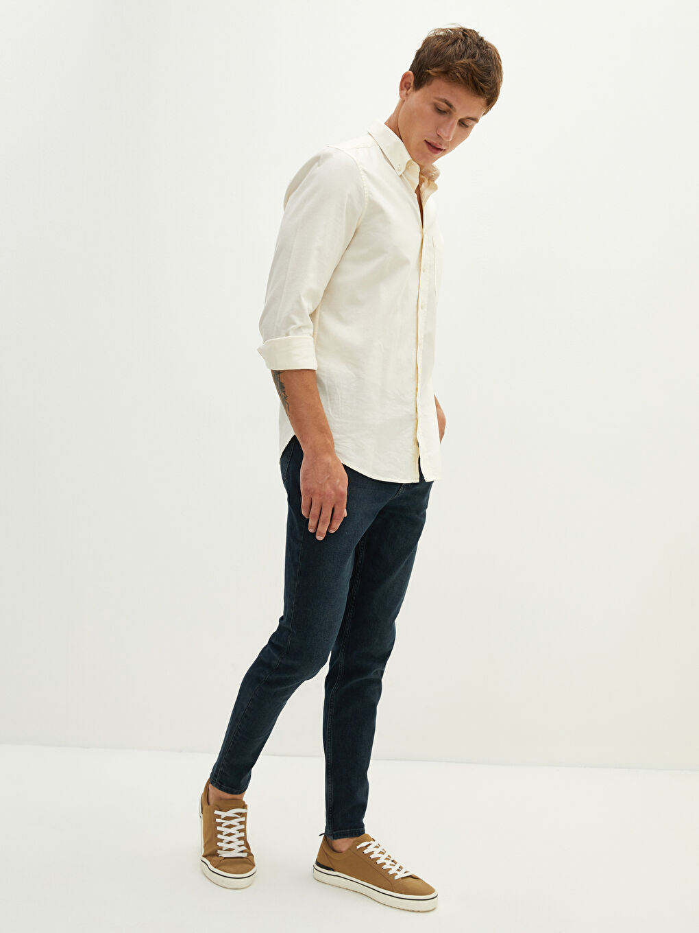 İndigo 730 Havuç Kalıp Erkek Jean Pantolon-3