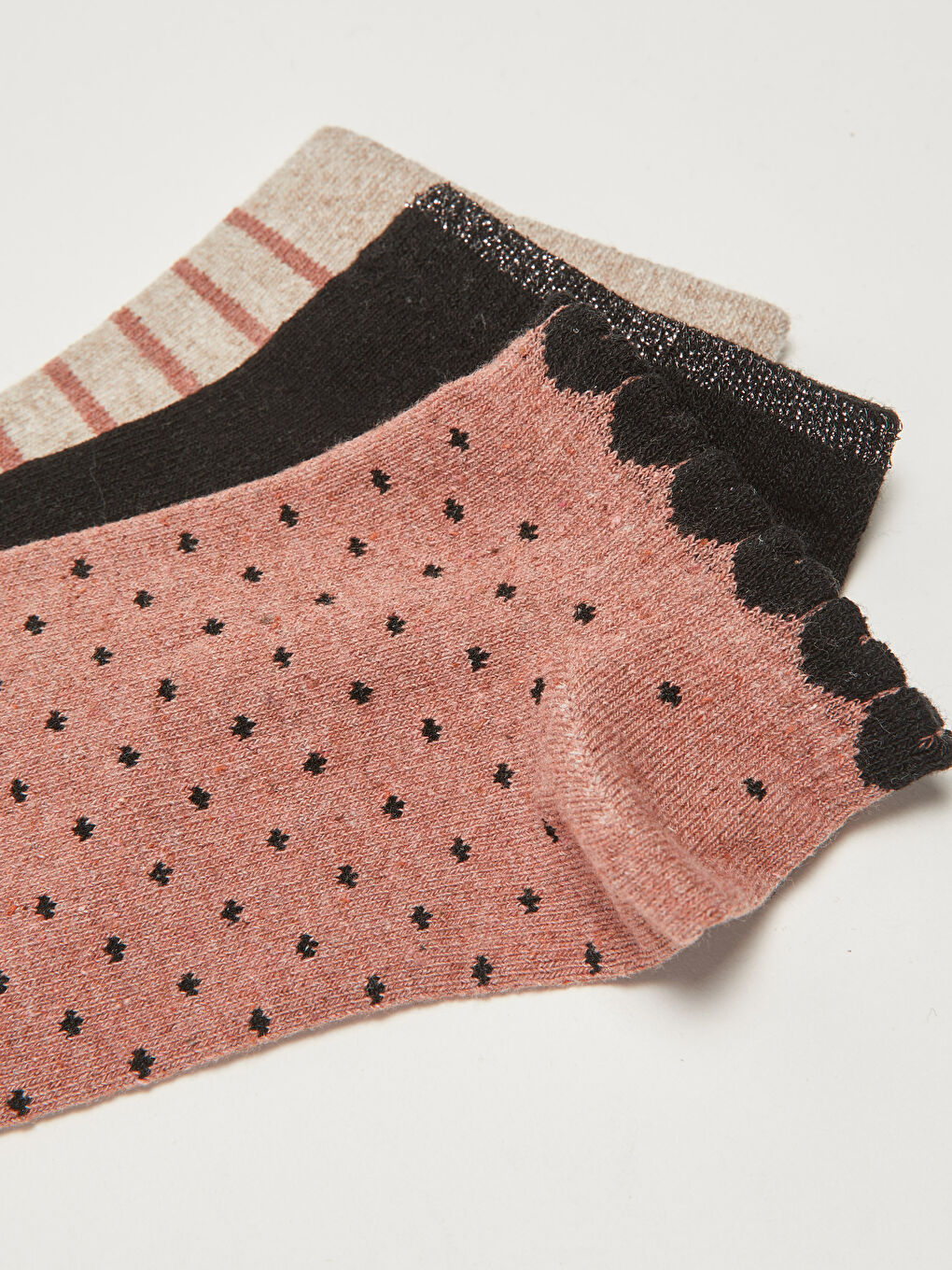 Patterned Women's Trainer Socks 3-pack-2