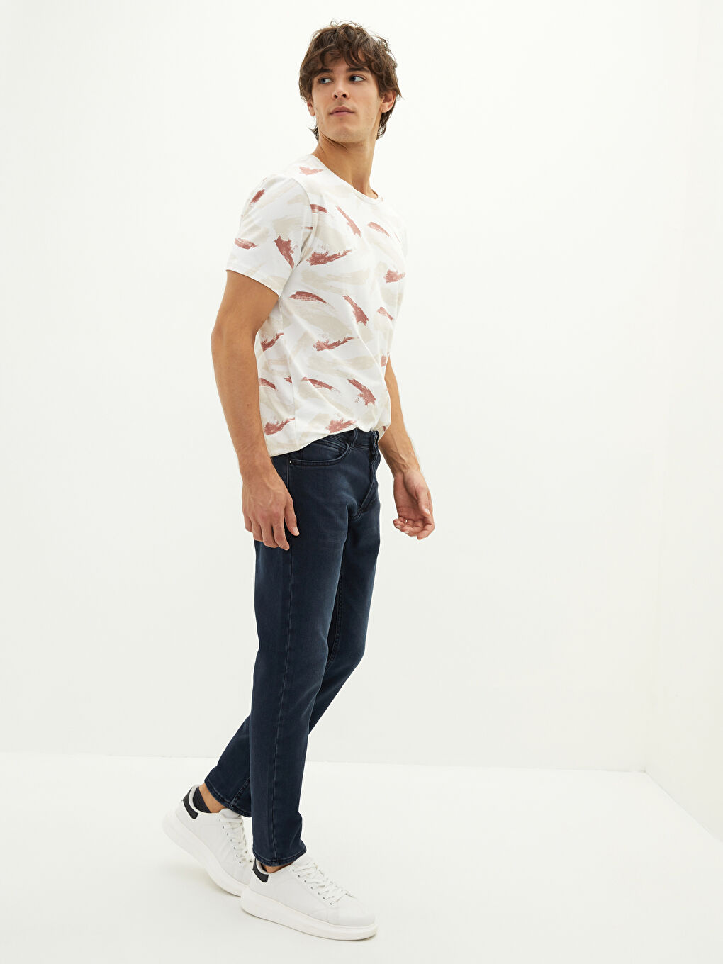 Ерлерге арналған 750 тар пішімді джинс шалбар-2