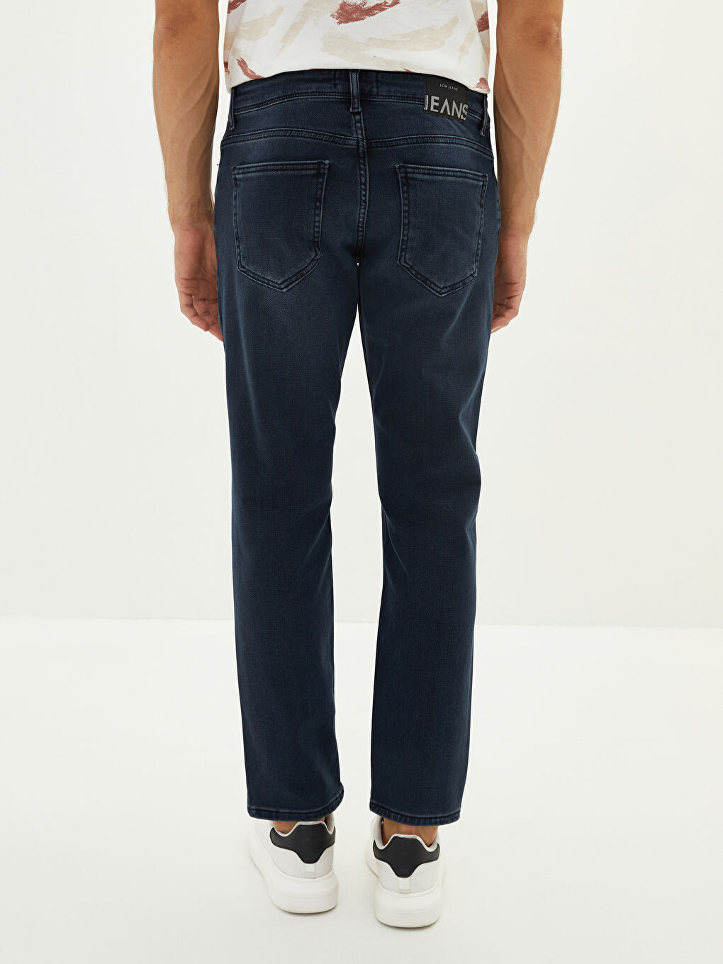 Ерлерге арналған 750 тар пішімді джинс шалбар-6