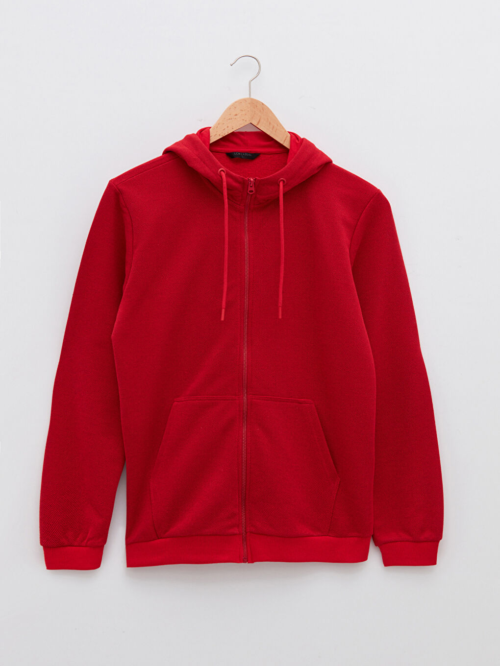 Hooded Long Sleeve Zipper Men's Sports Cardigan-5