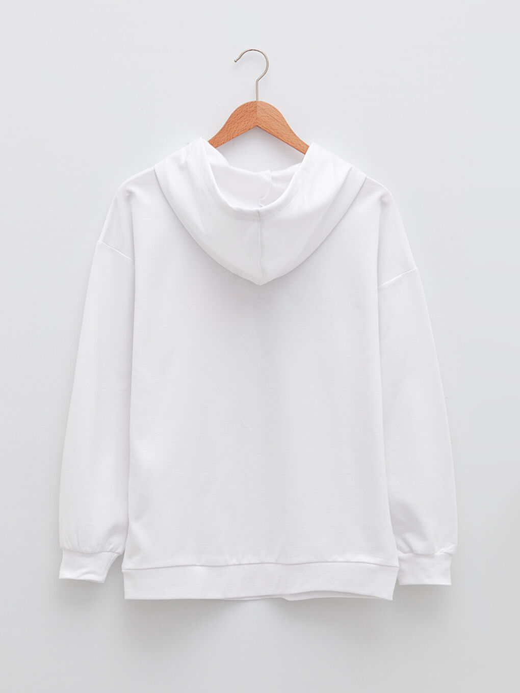 Свитшот с капюшоном, с принтом, с длинным рукавом для женщин-6