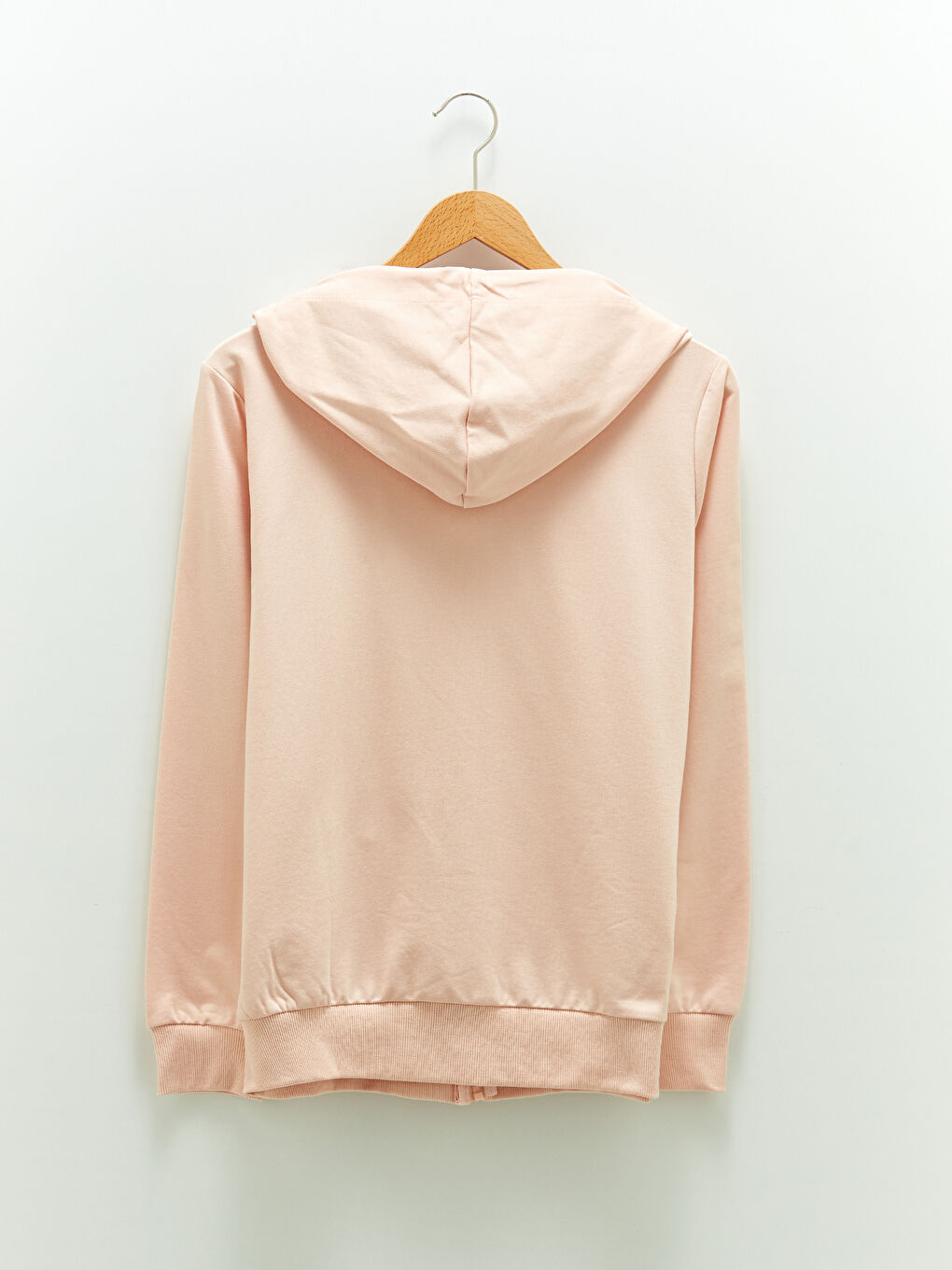 Kapuzensweatshirt Schlicht Langarm Damen Sport-Strickjacke-6
