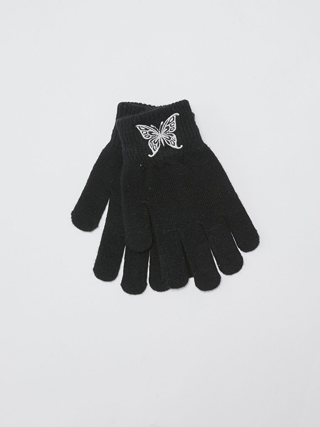 LCW ACCESSORIES Mädchen Strickhandschuhe mit Schmetterlingsstickerei -W1AT67Z4-HUC