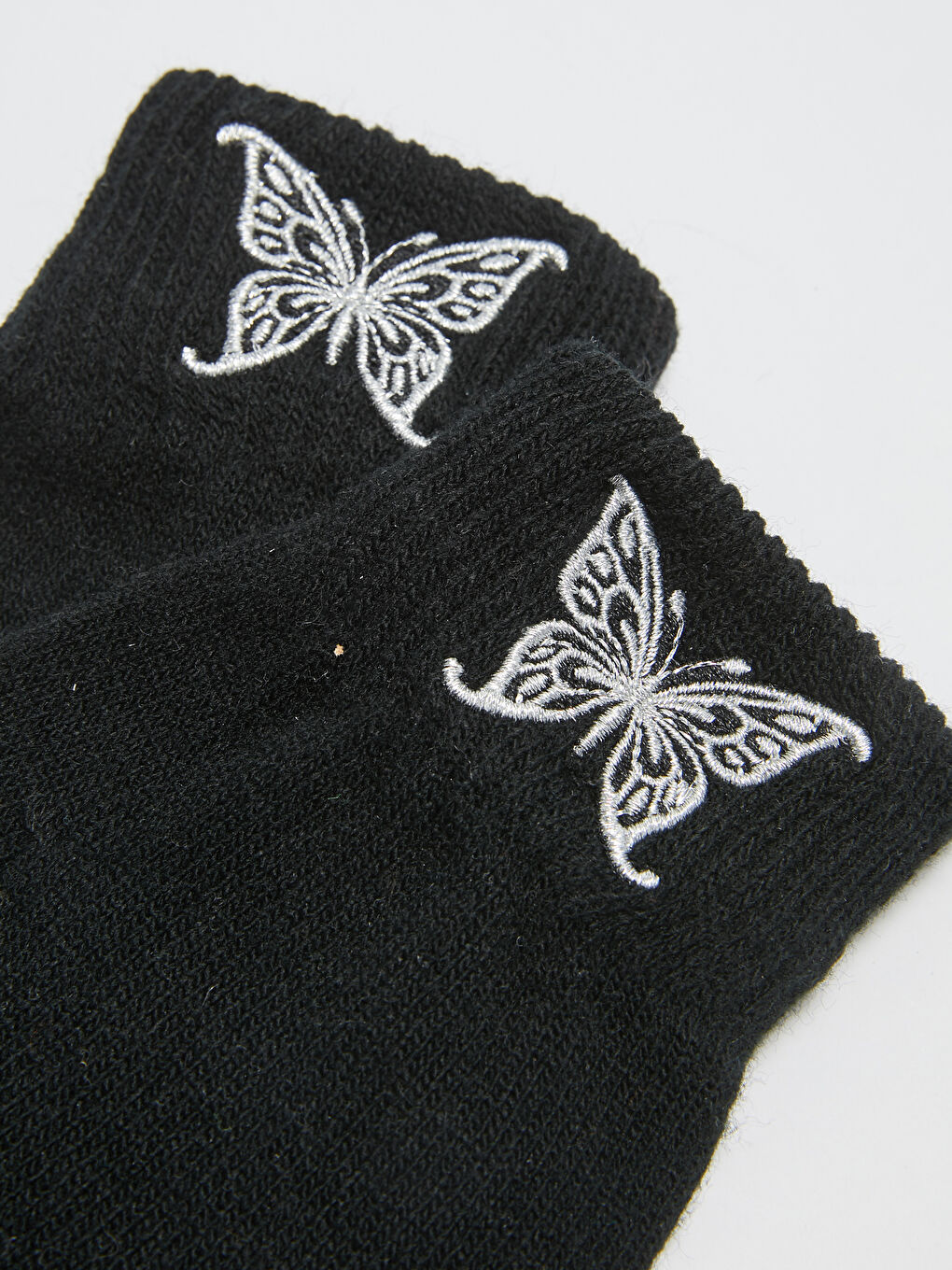 LCW ACCESSORIES Mädchen Strickhandschuhe mit Schmetterlingsstickerei -W1AT67Z4-HUC