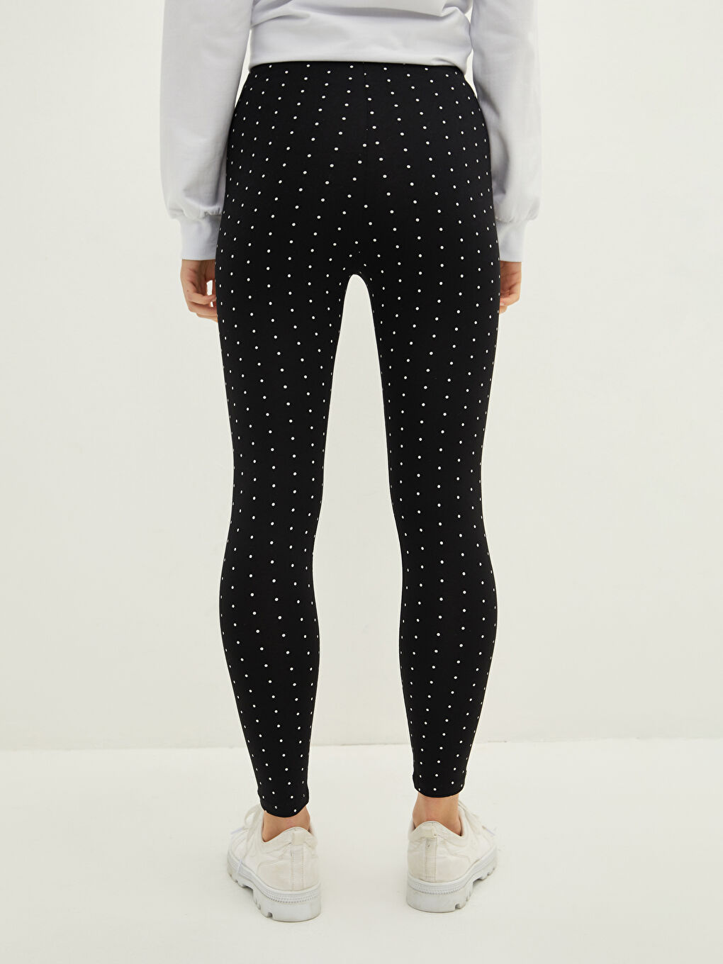 LC Waikiki Elastic Waist Polka Dot Women's Leggings -W1AU02Z8-LQJ