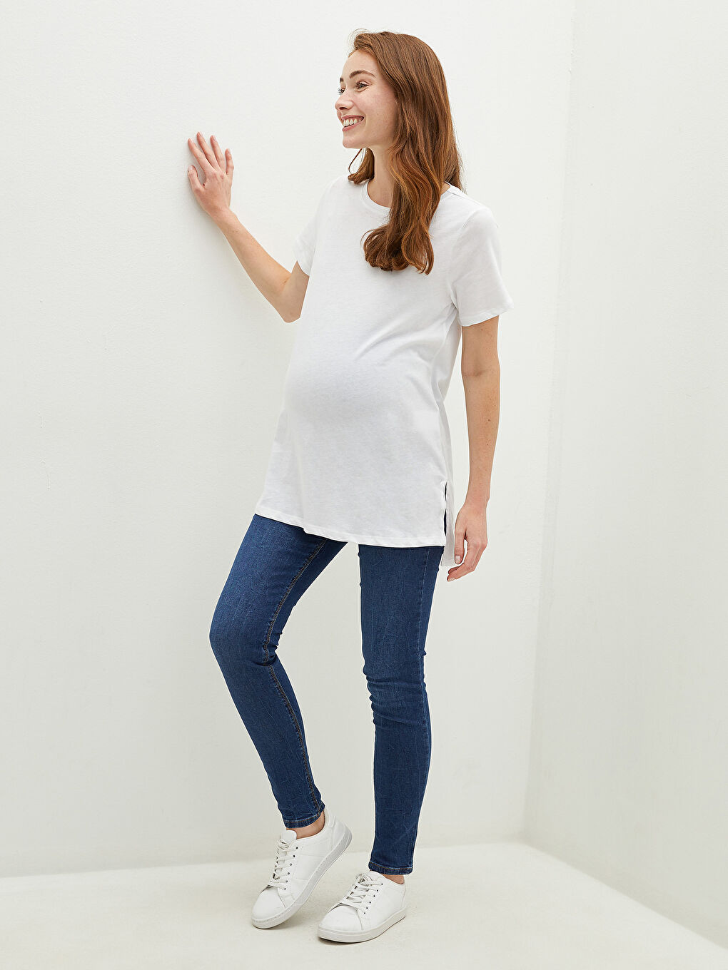 Джинсы Для Беременных Mercury Скинни С Карманами И Поддерживающими Вставками На Животе-1