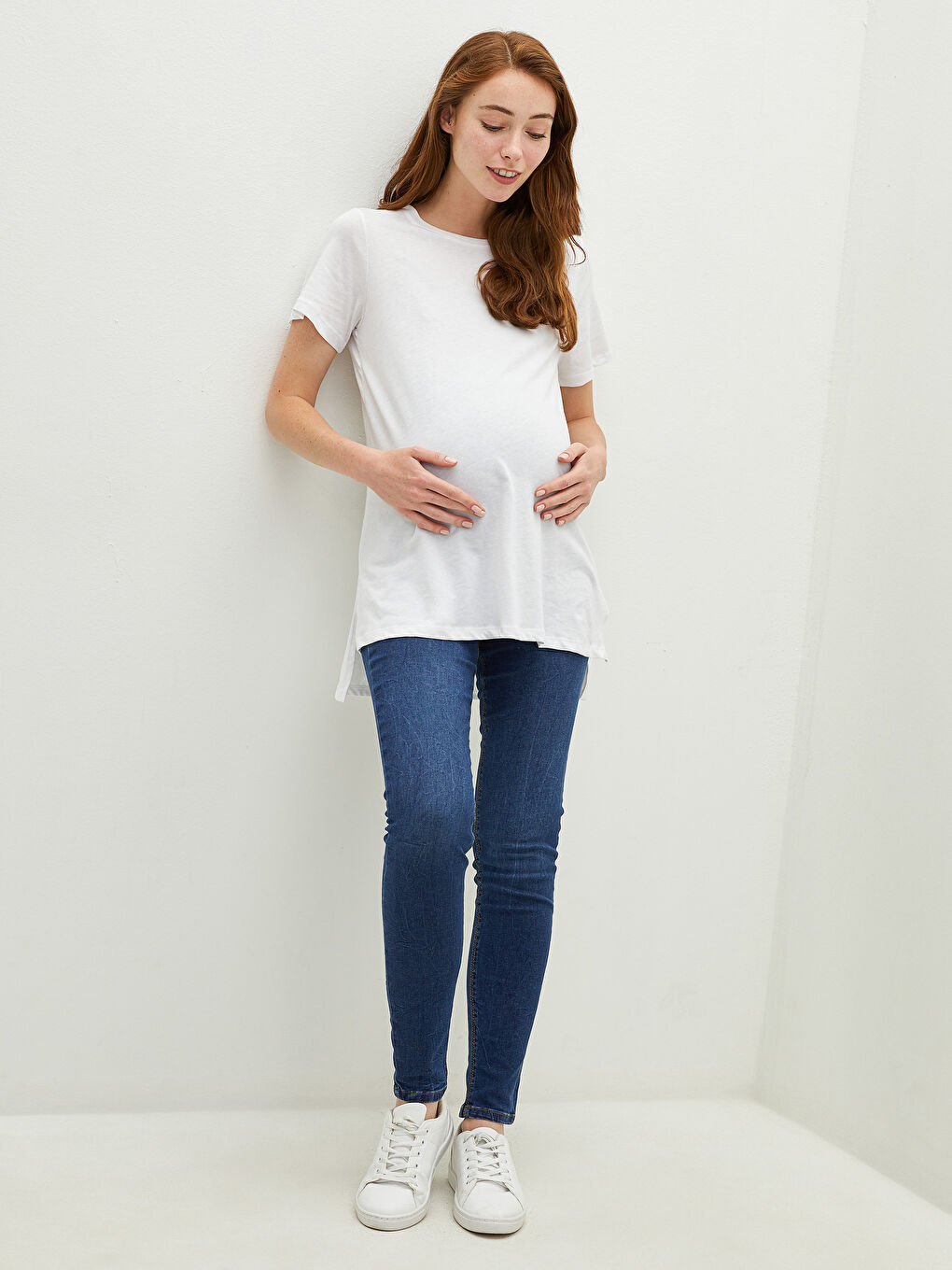 Джинсы Для Беременных Mercury Скинни С Карманами И Поддерживающими Вставками На Животе-2