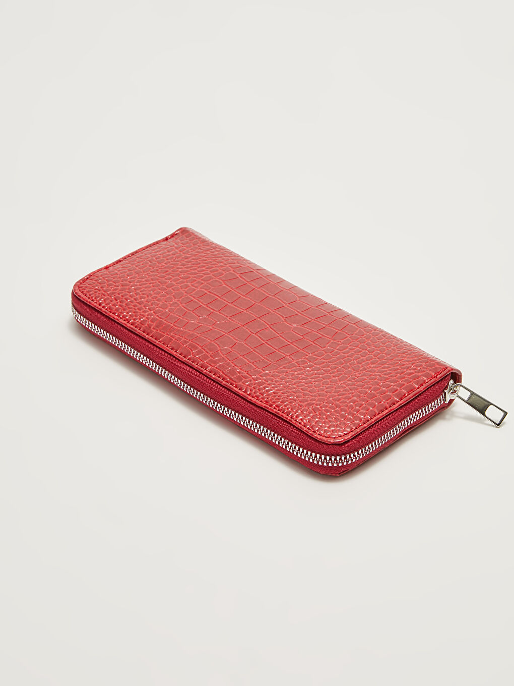 Women's Leather-Look Zipper Wallet