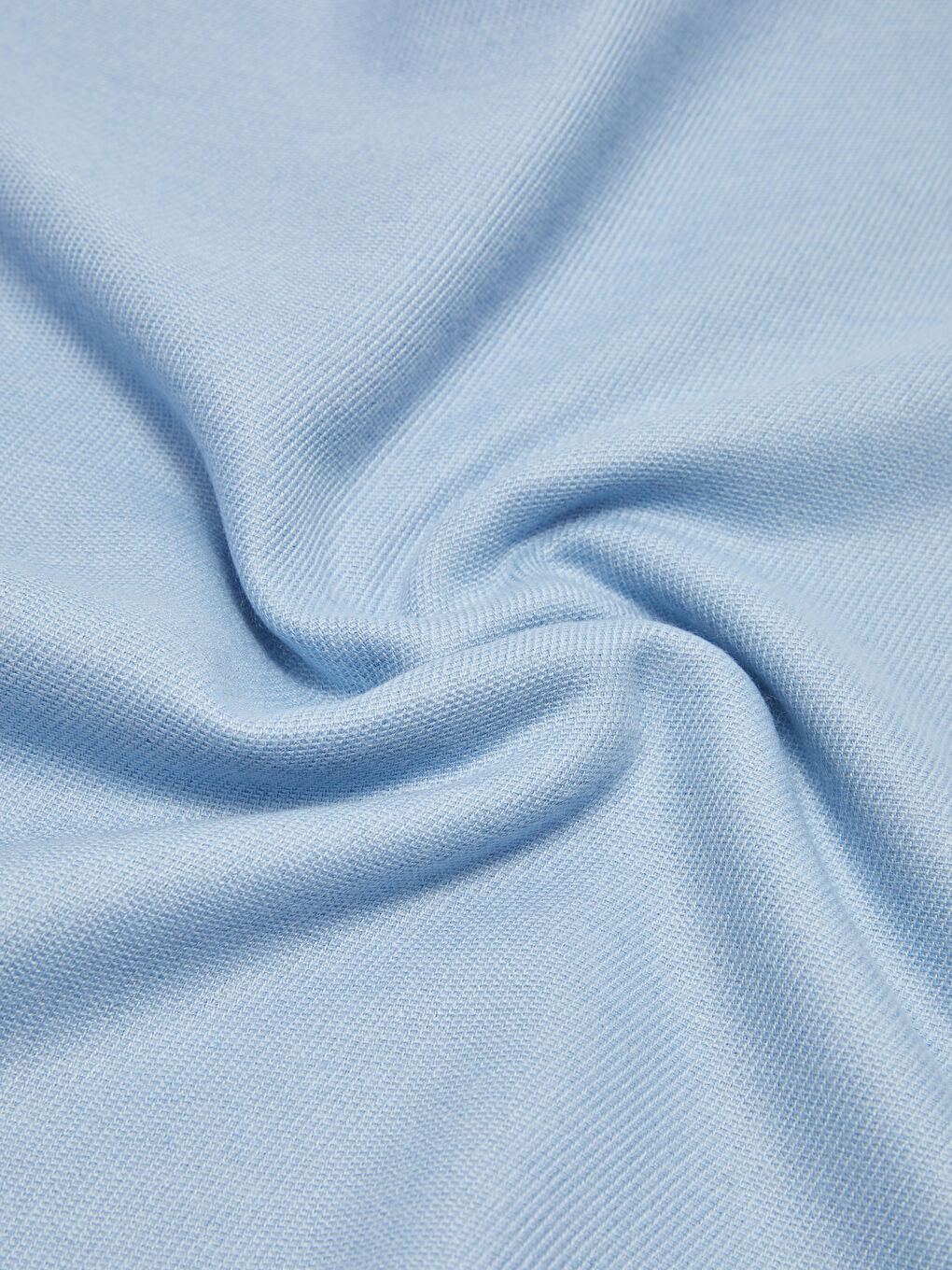 Mavi Düz Çift Taraflı Kadın Atkı-3