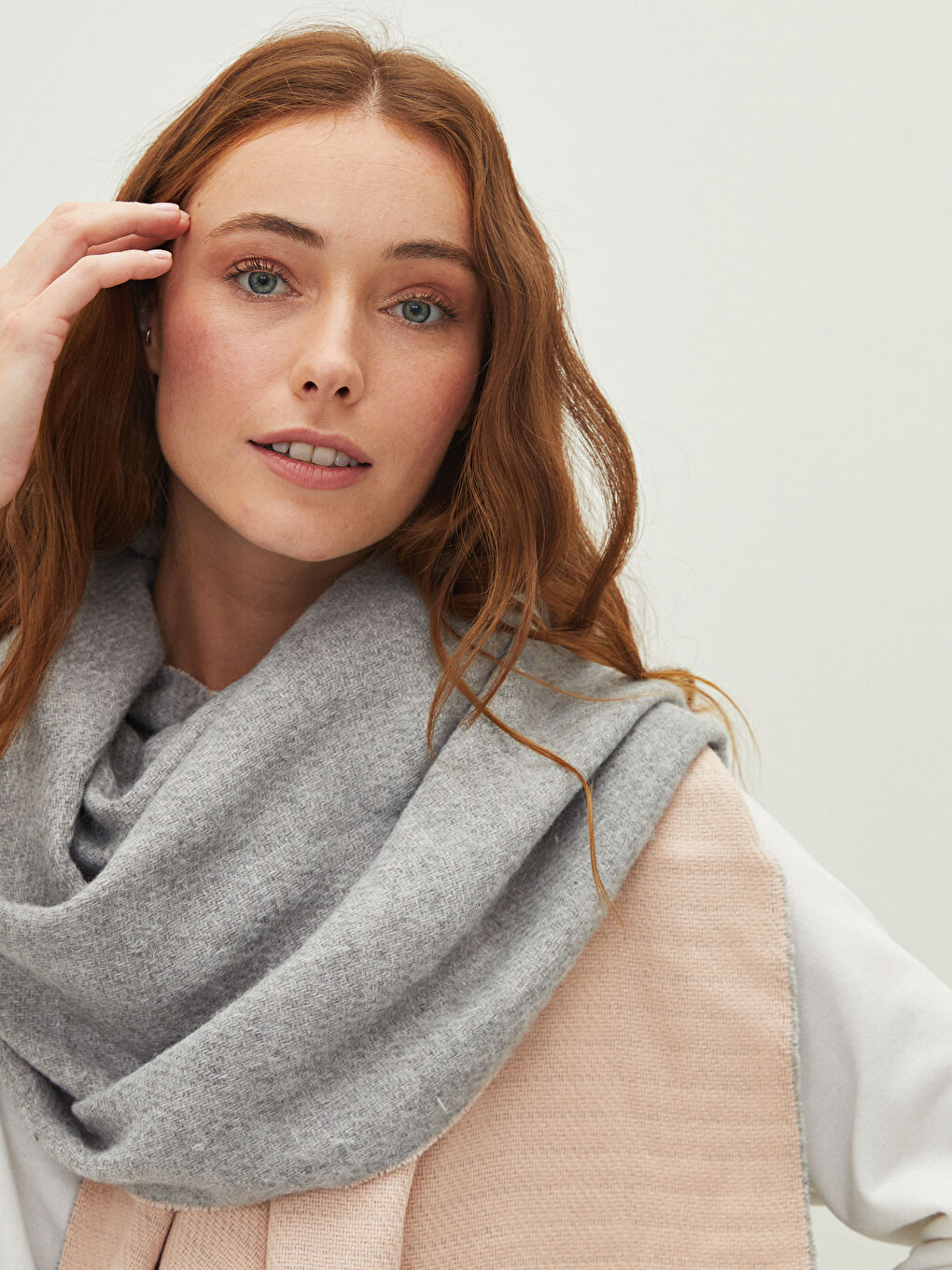 Plain Double Sided Women's Scarf