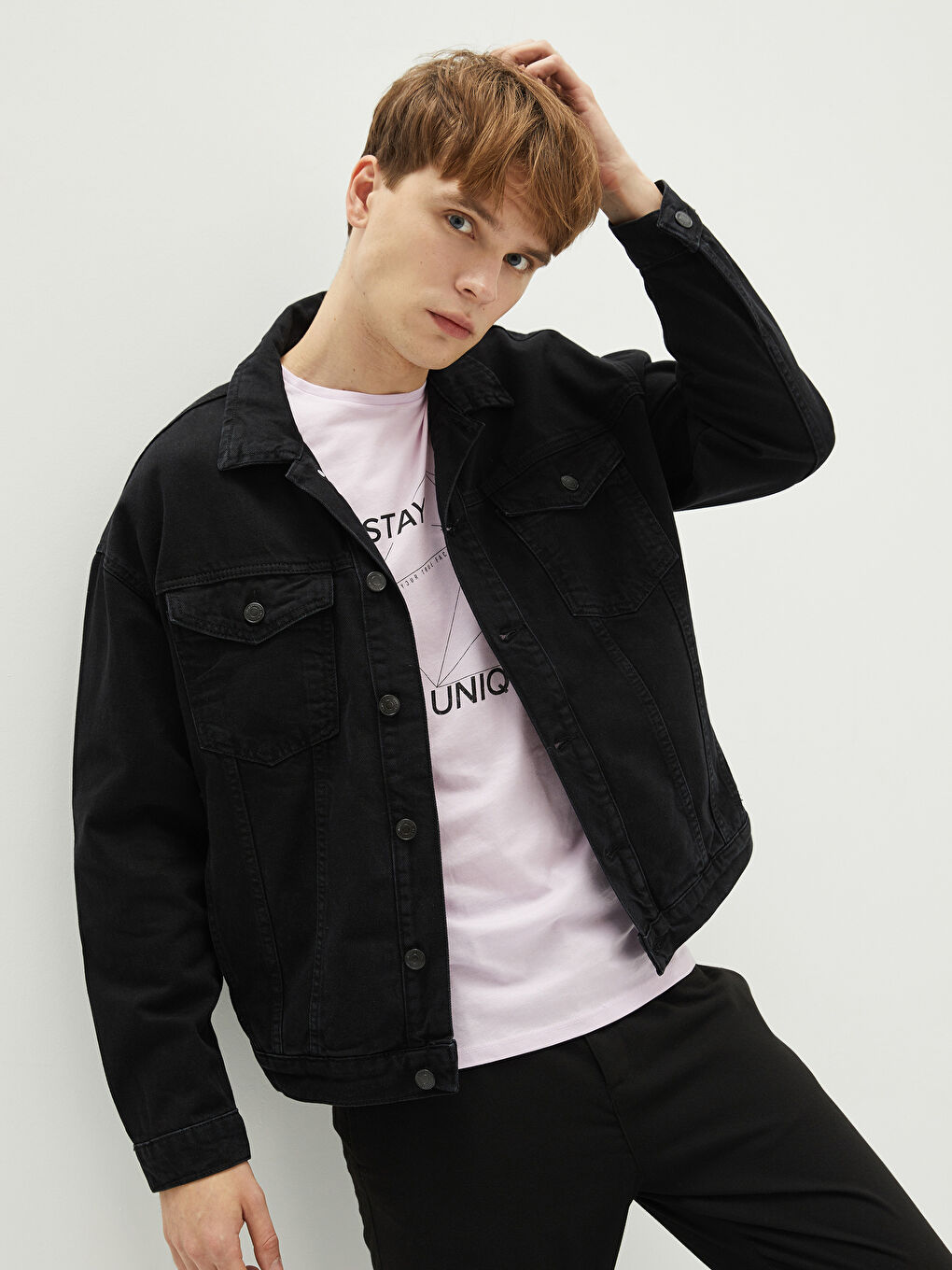 Оверсайз Мужская Джинсовая Куртка