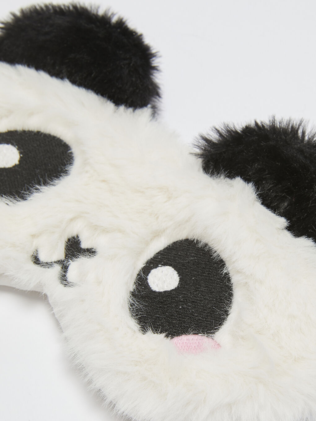 Panda Figured Plush Woman Sleeping Mask-2