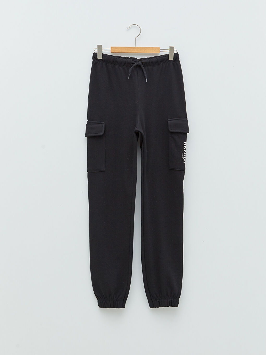 Спортивные джоггеры для девочек с принтом и эластичным поясом