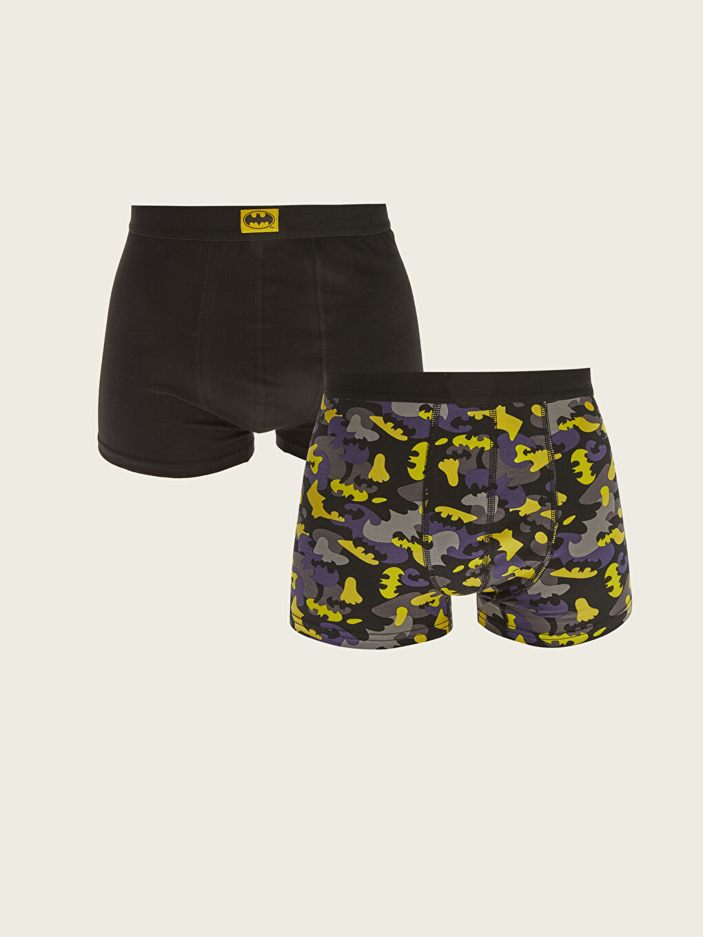 LC WAIKIKI Regular Fit Batman Printed Men's Boxer Trunks 2 Pack -W1BA68Z8-RQN