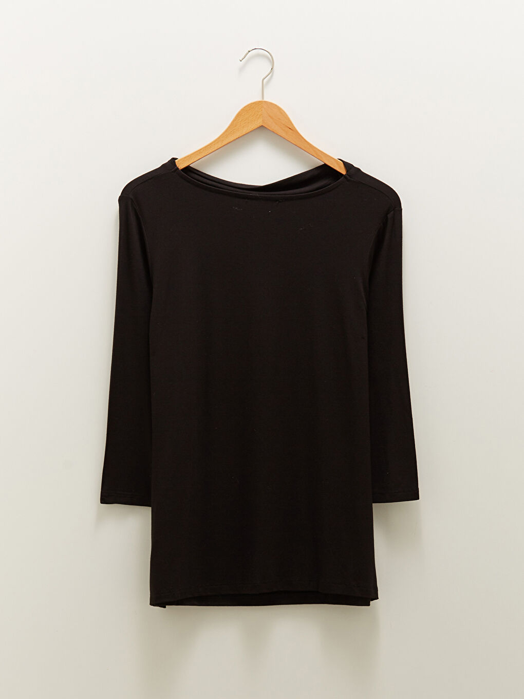 Flowy Collar Straight Long Sleeve Women's Blouse-7