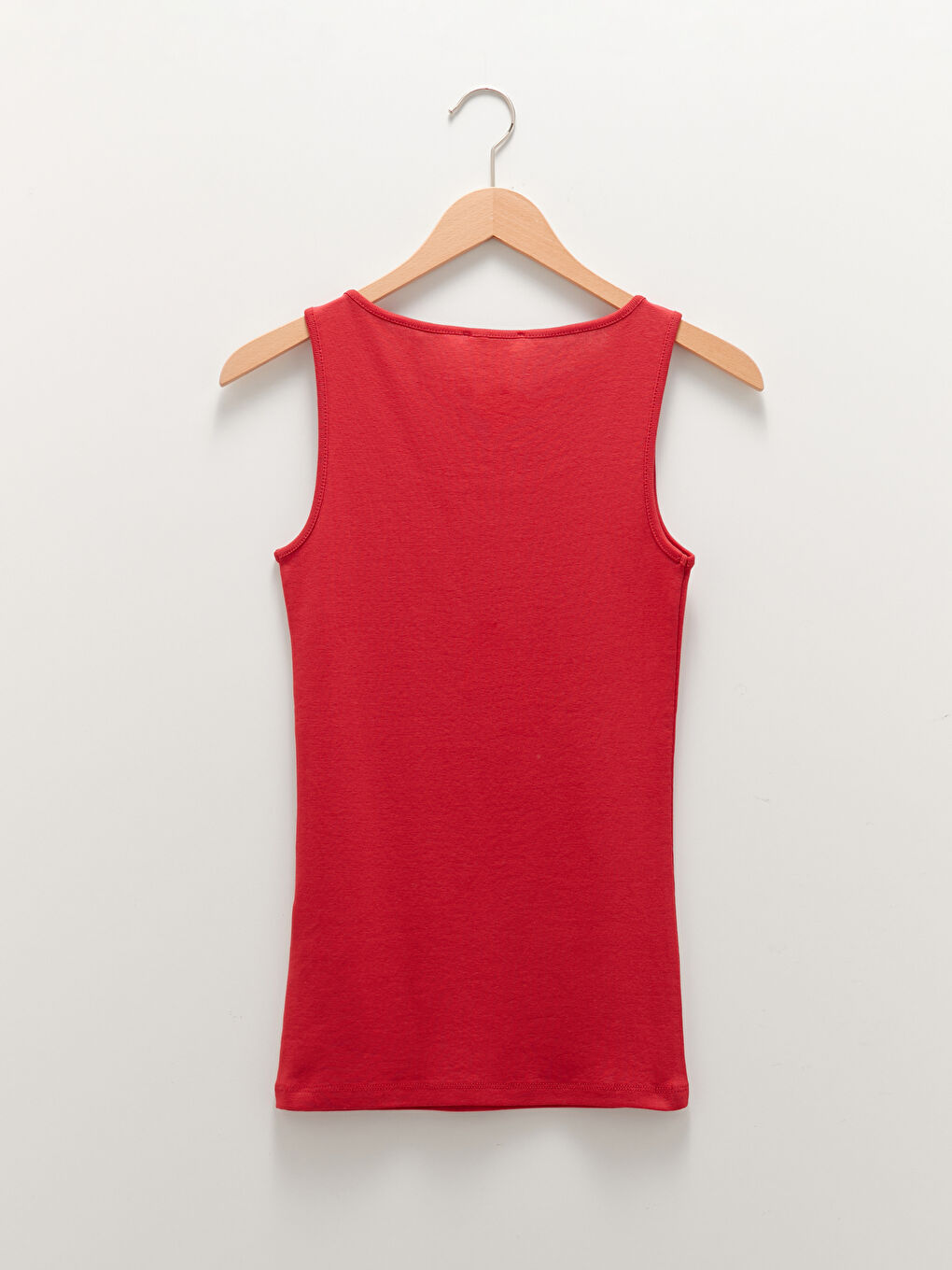 قميص داخلي بدون أكمام قطن رقبة على شكل حرف U نساء-6